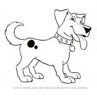 200x200 How To Draw A Cartoon Dog