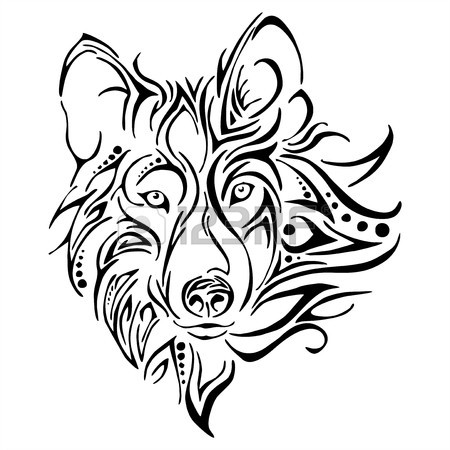 450x450 5,660 Wolf Head Stock Illustrations, Cliparts And Royalty Free