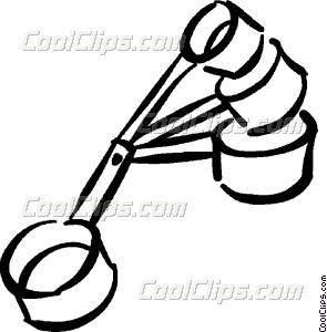 295x300 Measuring Cups Vector Clip Art