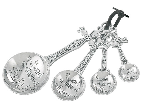 482x355 Ganz Cross Measuring Spoons, A Dash Of Faith Hearts Desire Gifts