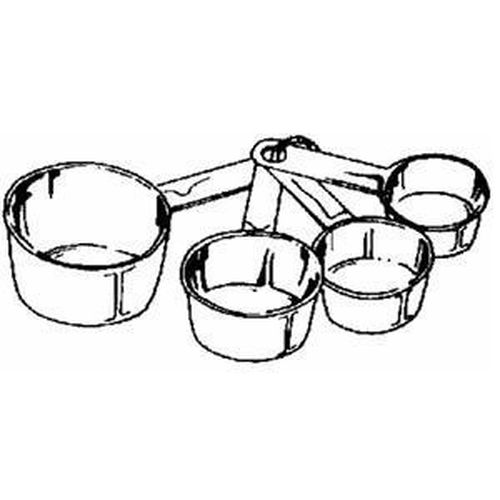 500x500 Norpro 3052 Stainless Steel 4pc Measuring Cup Set Ebay