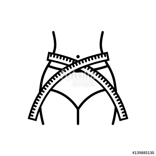 500x500 Women Waist With Measuring Tape, Weight Loss, Diet, Waistline