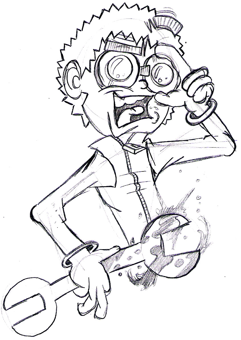 846x1194 Crazy Mechanic By Lewboy