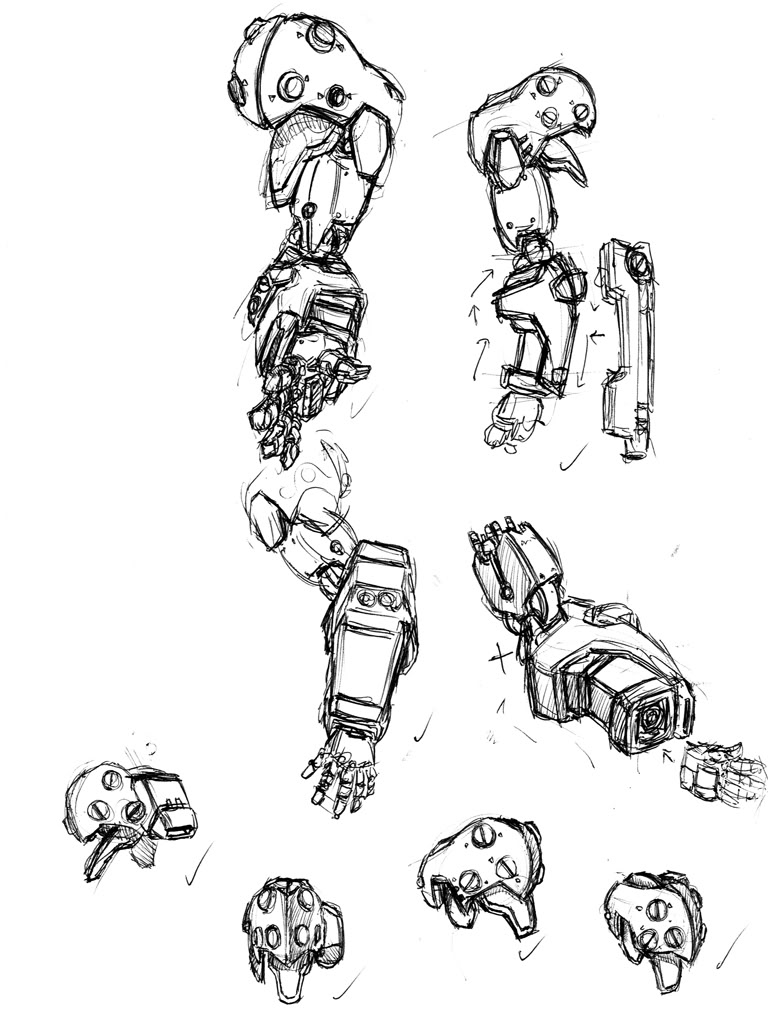 Mechanical Arm Drawing at GetDrawings | Free download