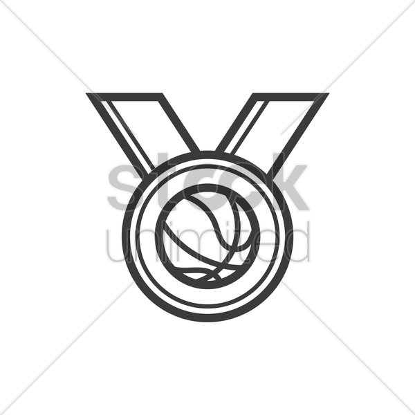 600x600 Medal Vector Image