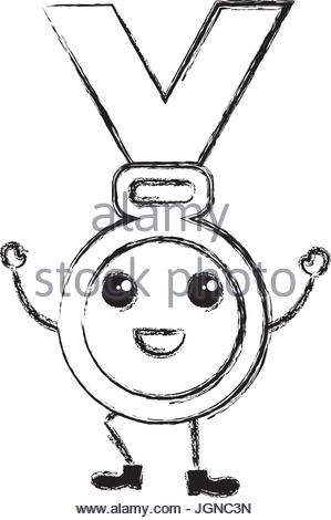 299x470 Kawaii Medal Of Honor Vector Illustration Stock Vector Art