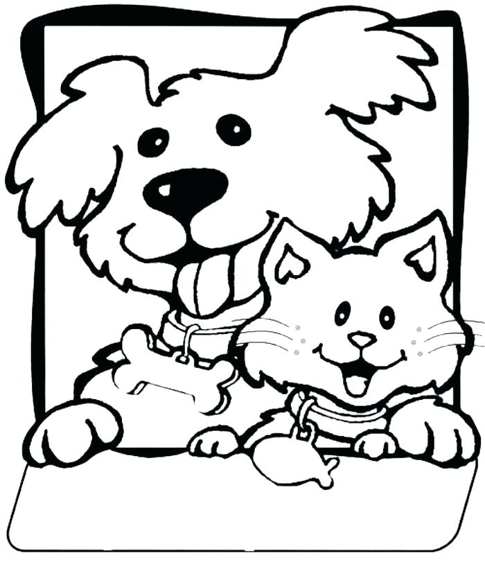 700x811 Coloring Pages Of A Cat Great Free Coloring Pages Cats Print