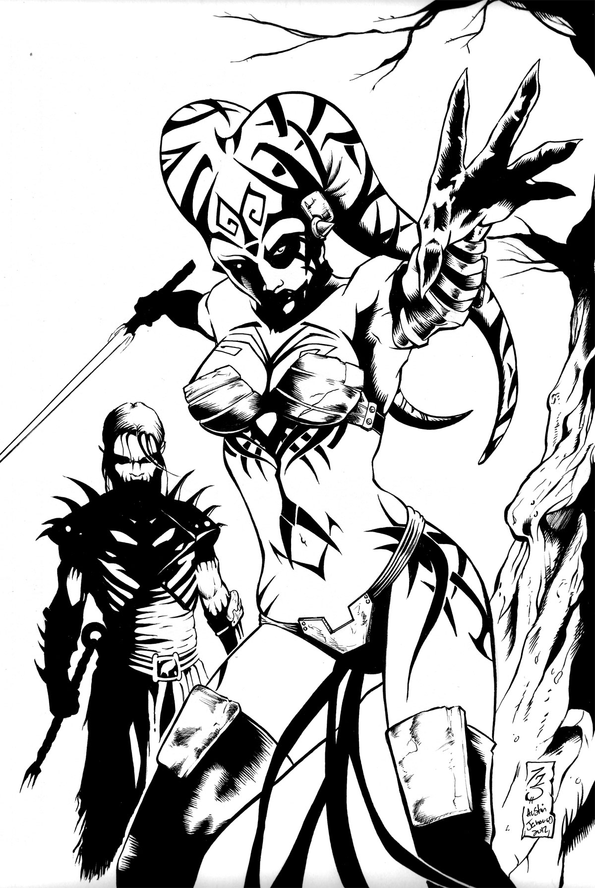 1200x1789 Star Wars Inks By Austinjanowsky