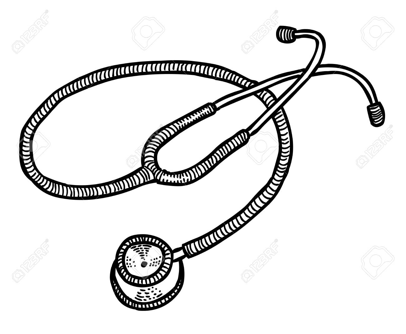 1300x1070 Cartoon Image Of Stethoscope Icon. Medical Symbol Royalty Free