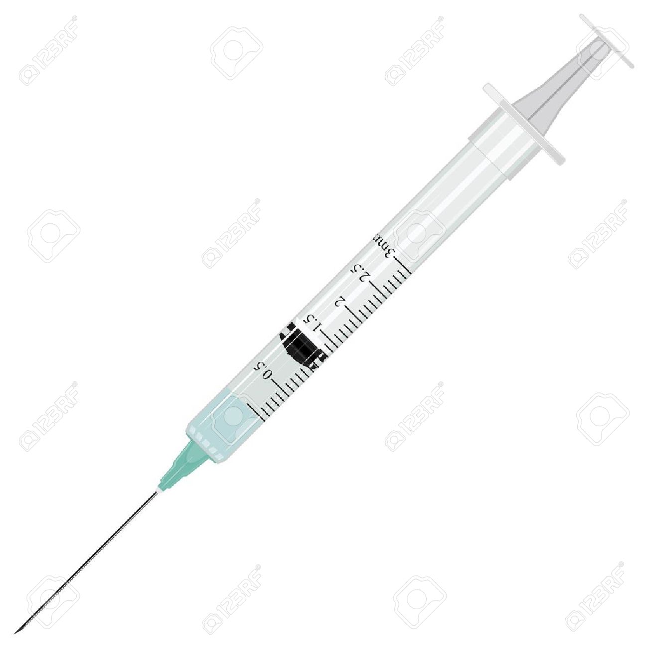 1300x1300 Vector Illustration Of A Syringe Royalty Free Cliparts, Vectors