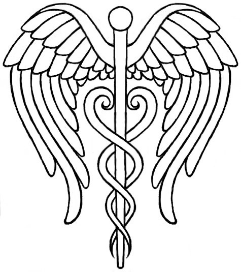 475x535 Winged Medical Symbol Design Sketch A Custom Design