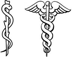 236x186 Rod Of Asclepius Drawing