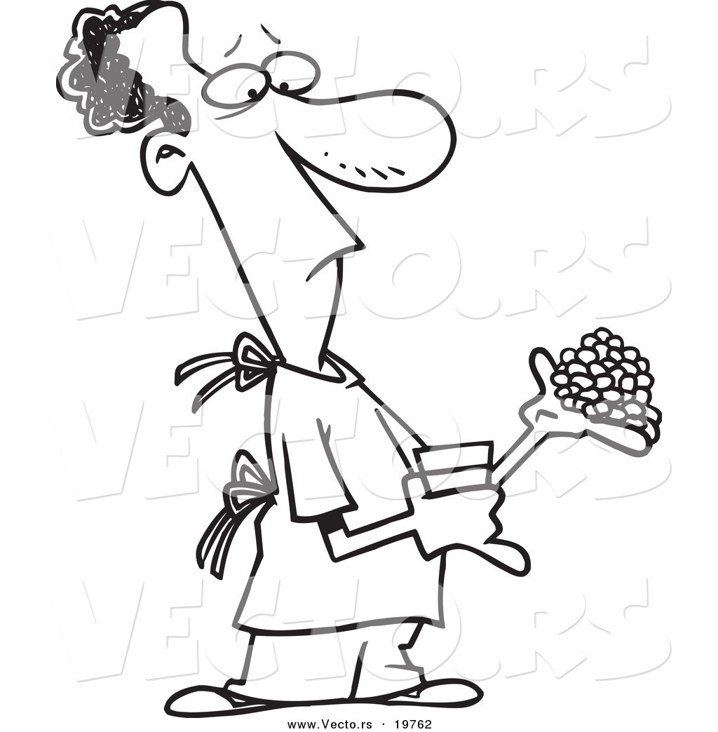 1024x1044 Vector Of A Cartoon Man Carrying Medications