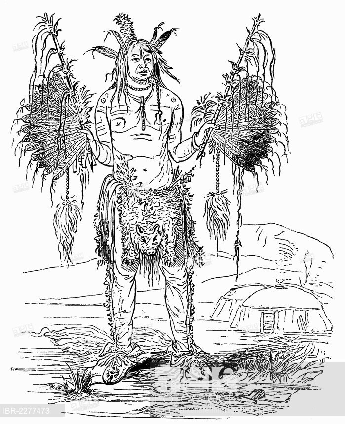 699x860 Historical Drawing, Us American History, 17th Century, Indian