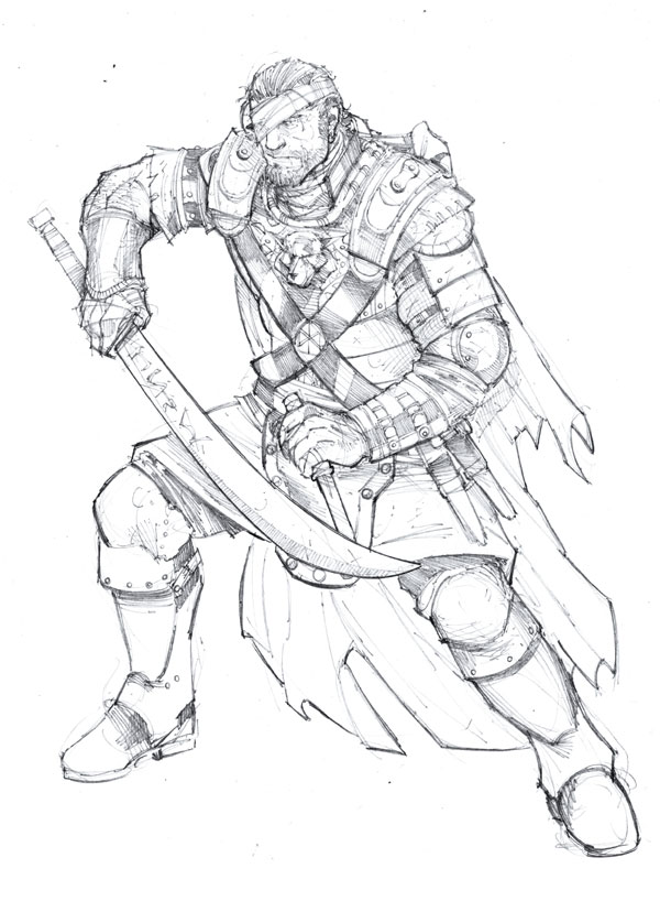 600x818 Medieval Mercenary By Psycho Fish