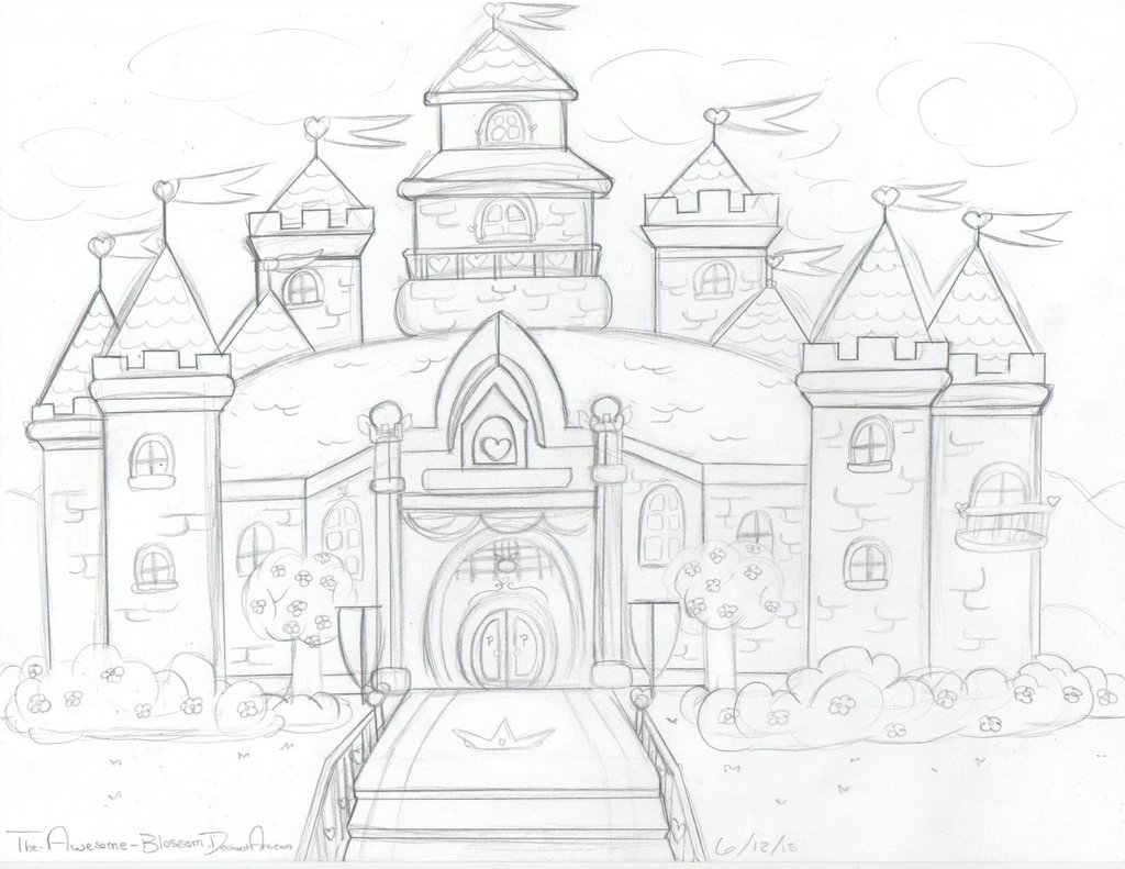 Medieval Castle Drawing at GetDrawings.com | Free for personal use