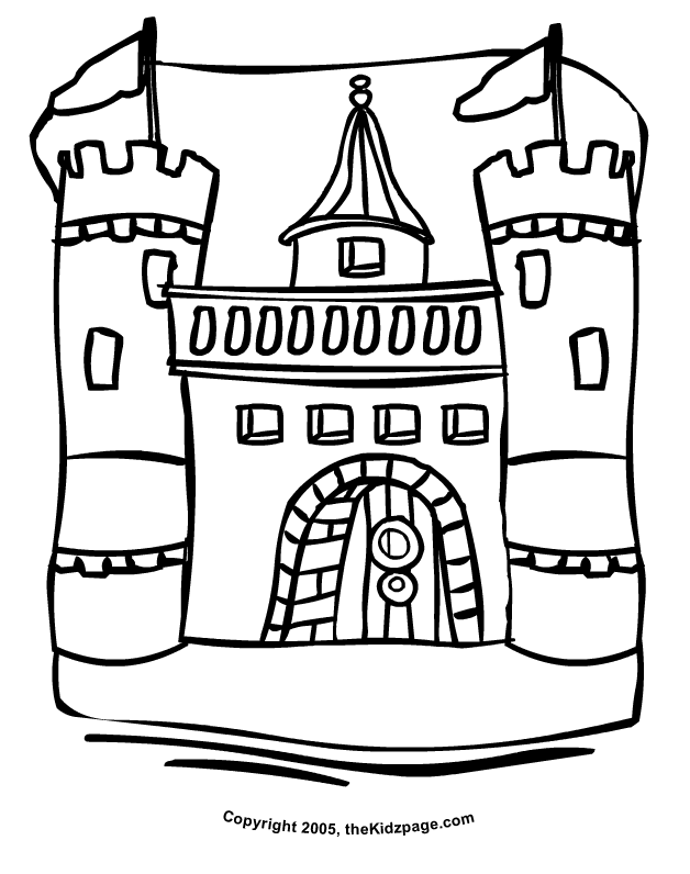 628x796 Printable Castle 354908