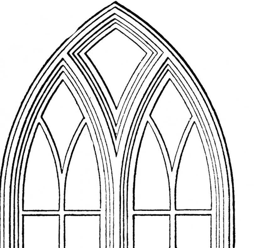 809x789 Church Windows Clip Art 2 Graphicsfairy Thumb