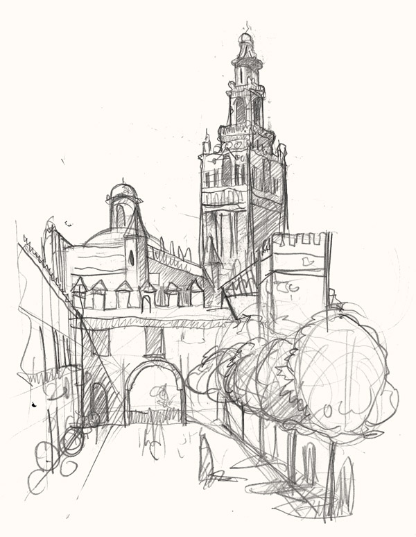 600x774 A Painting And Drawing Trip To Seville In Spain