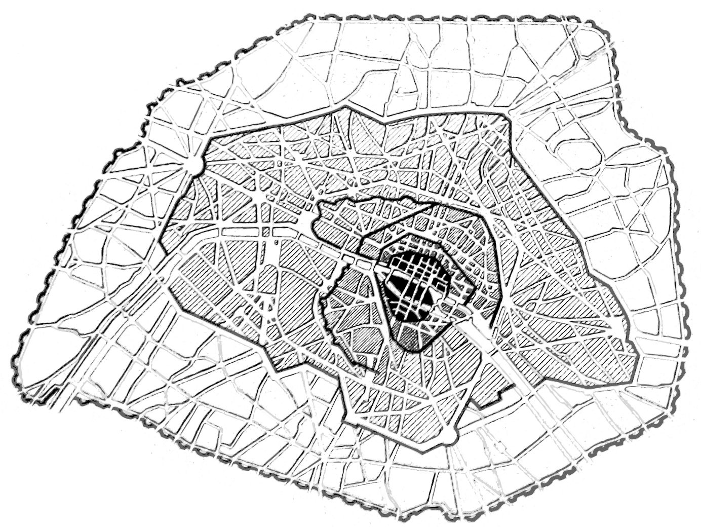 1384x1040 Medieval City Map