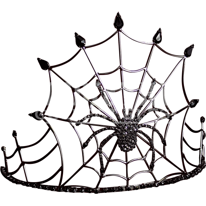 656x656 Gothic Queen Spider Crown