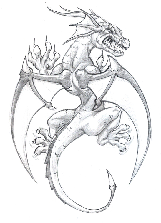 547x760 Climbing Dragon By Ryds