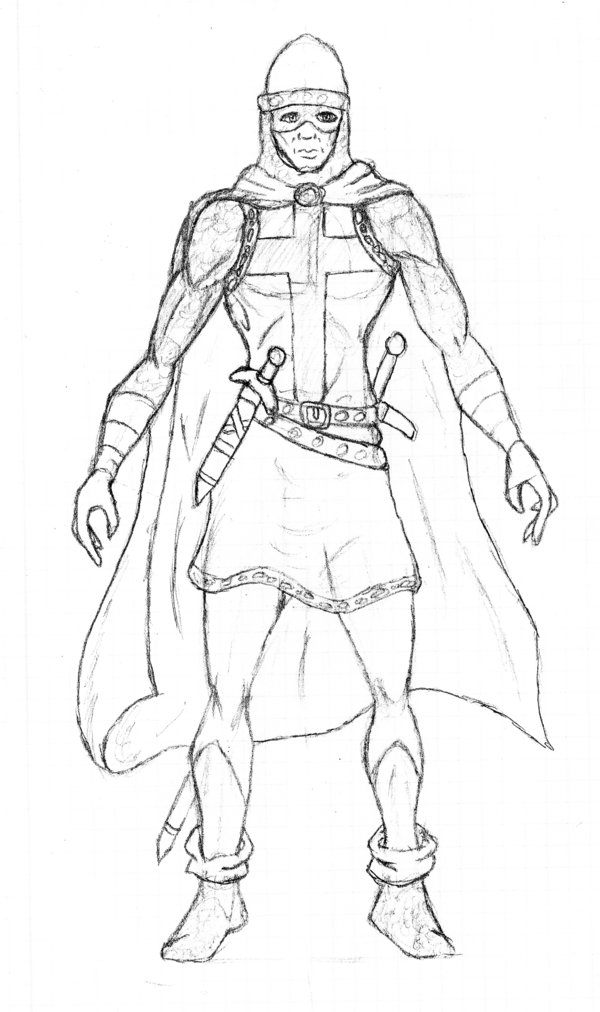 600x1012 Medieval Soldier By Bastonivo