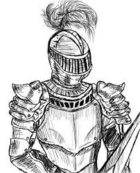 202x250 Medieval Knight Drawing