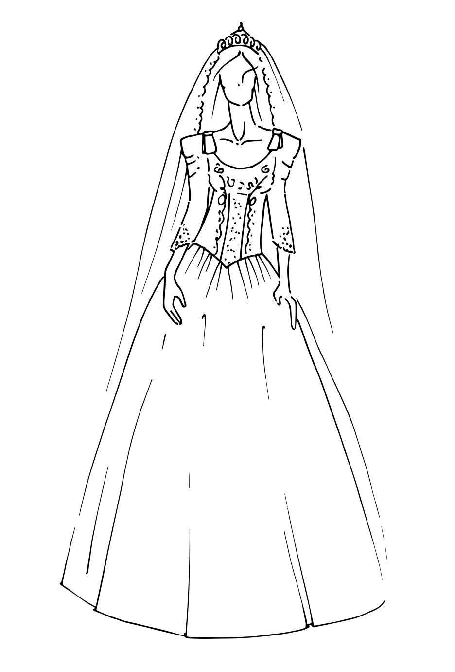 Medieval Dress Drawing at GetDrawings | Free download