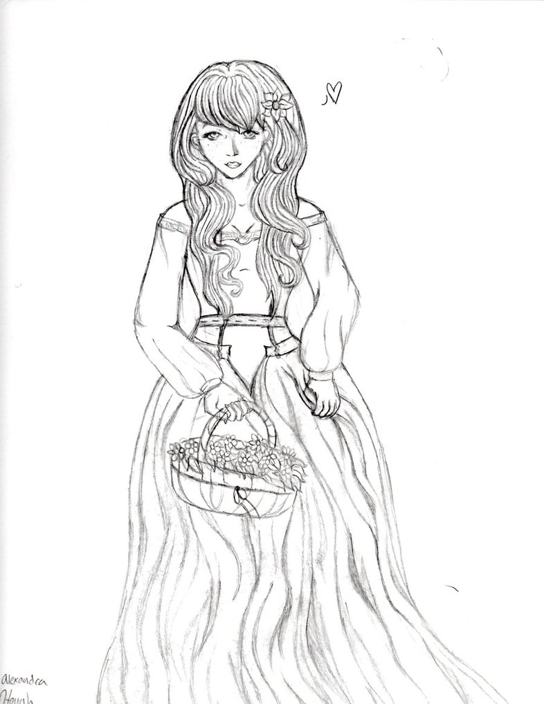 786x1017 Medieval Dress By Blackkittykat12