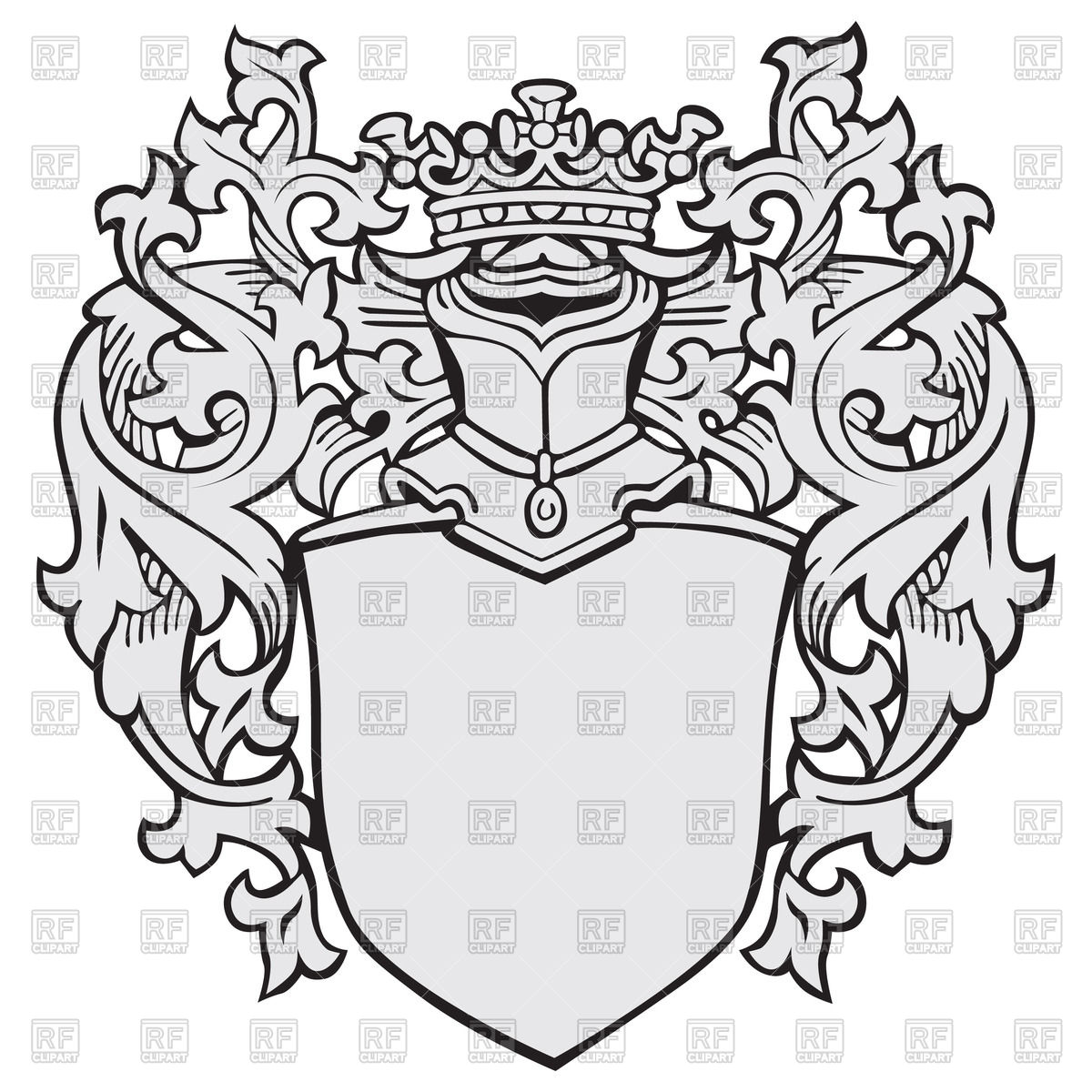 1200x1200 Knightly Medieval Heraldic Element