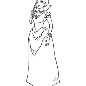 300x300 King And Queen Middle Ages Coloring Page King And Queen