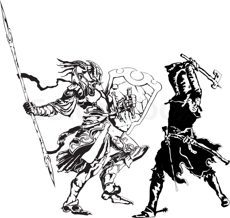 800x756 Knight Stock Vector Colourbox