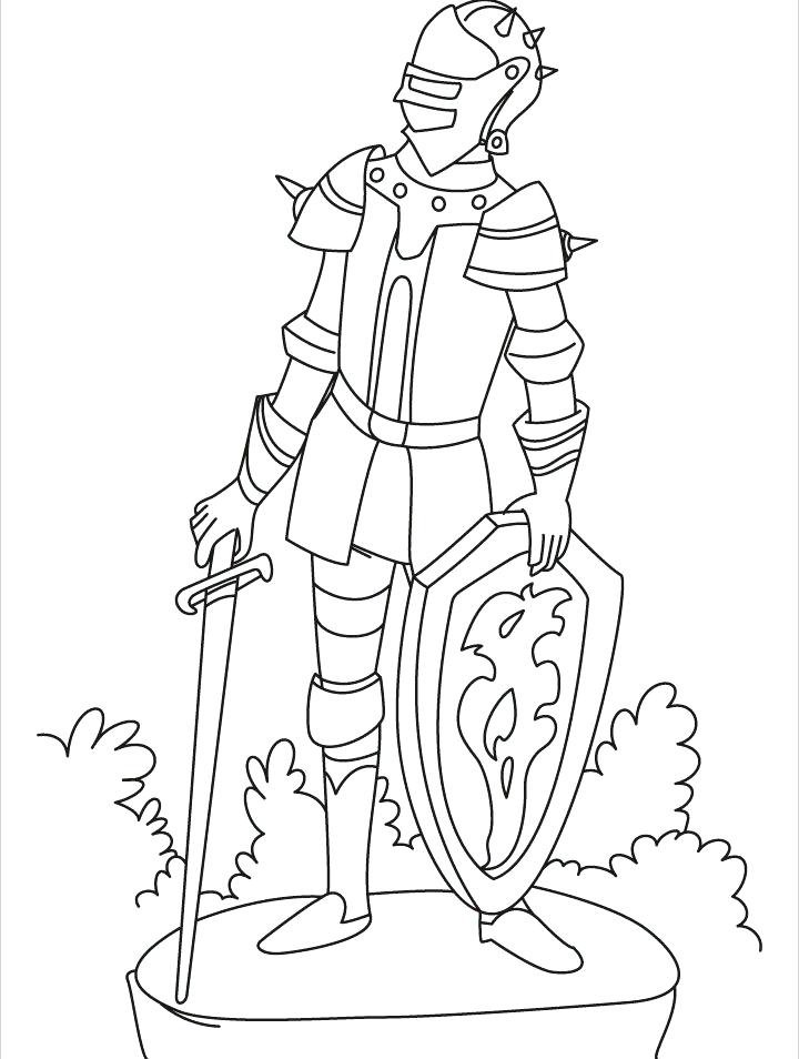 720x954 Medieval Knight Coloring Pages Medieval Times Knights Coloring