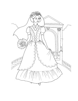 309x400 Medieval Princess Coloring Pages