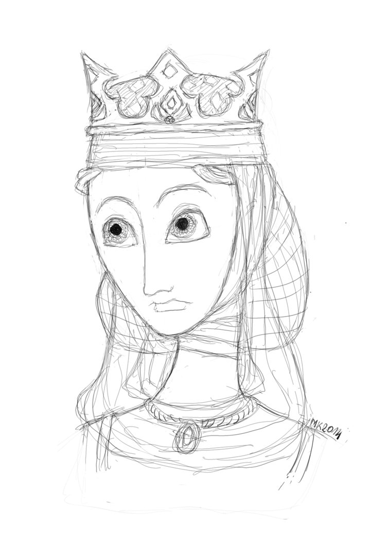 752x1063 Medieval Queen By Mastermatso