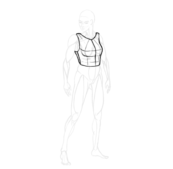 600x586 How To Design And Draw A Realistic Female Warrior
