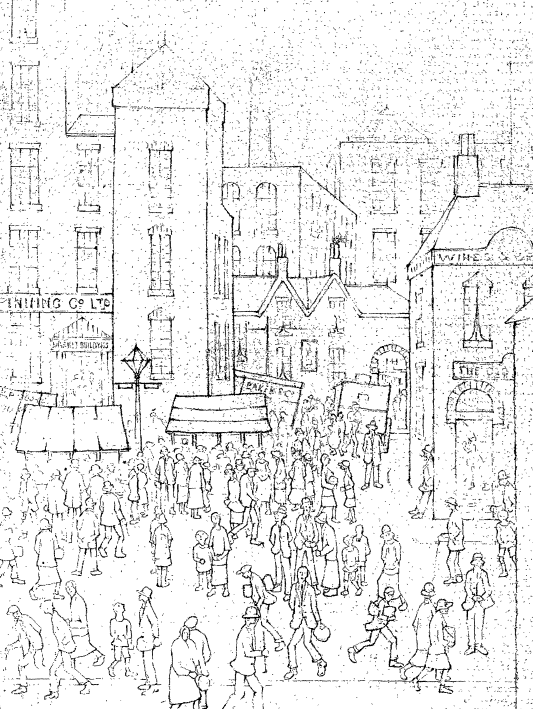 533x709 The Manchester Guardian And L.s. Lowry John Rylands Library