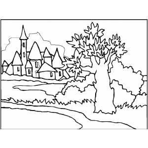 300x300 Medieval Town Embroidery Patterns Medieval Town