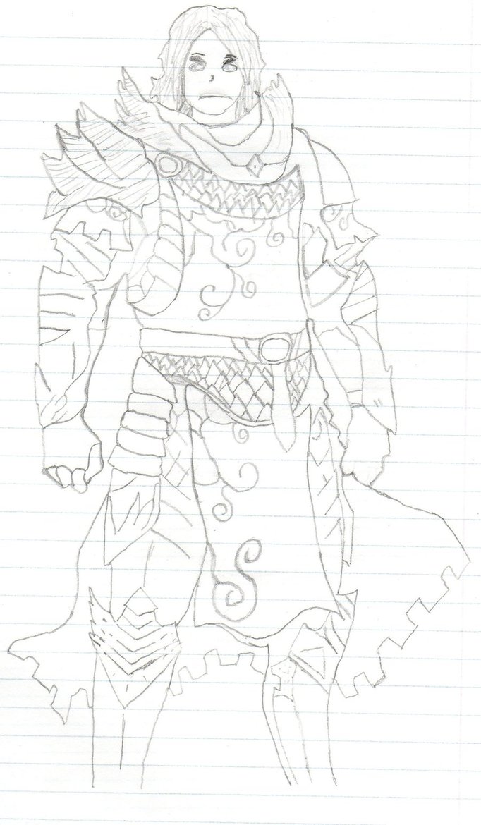 682x1170 Medieval Warrior By Cdh1994