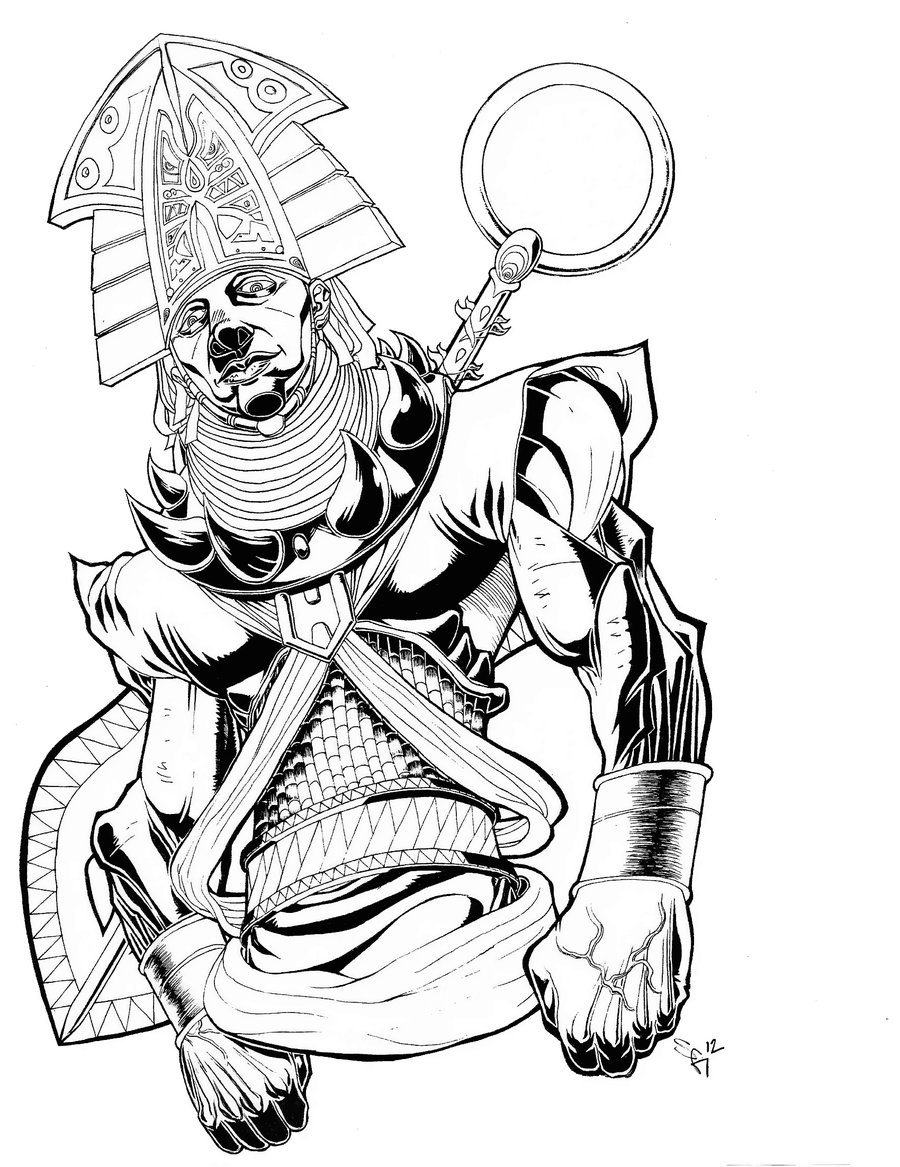 900x1167 Benin Warrior By Shanegreer