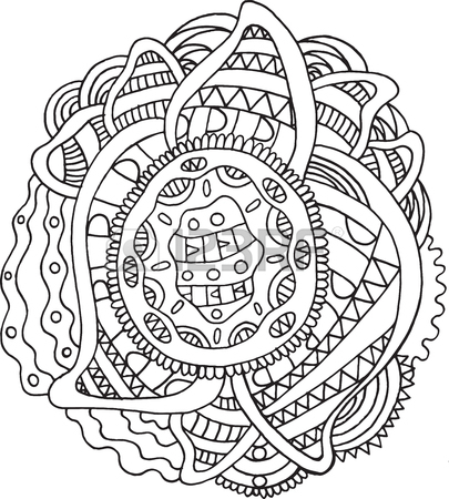405x450 Doodle Mandala