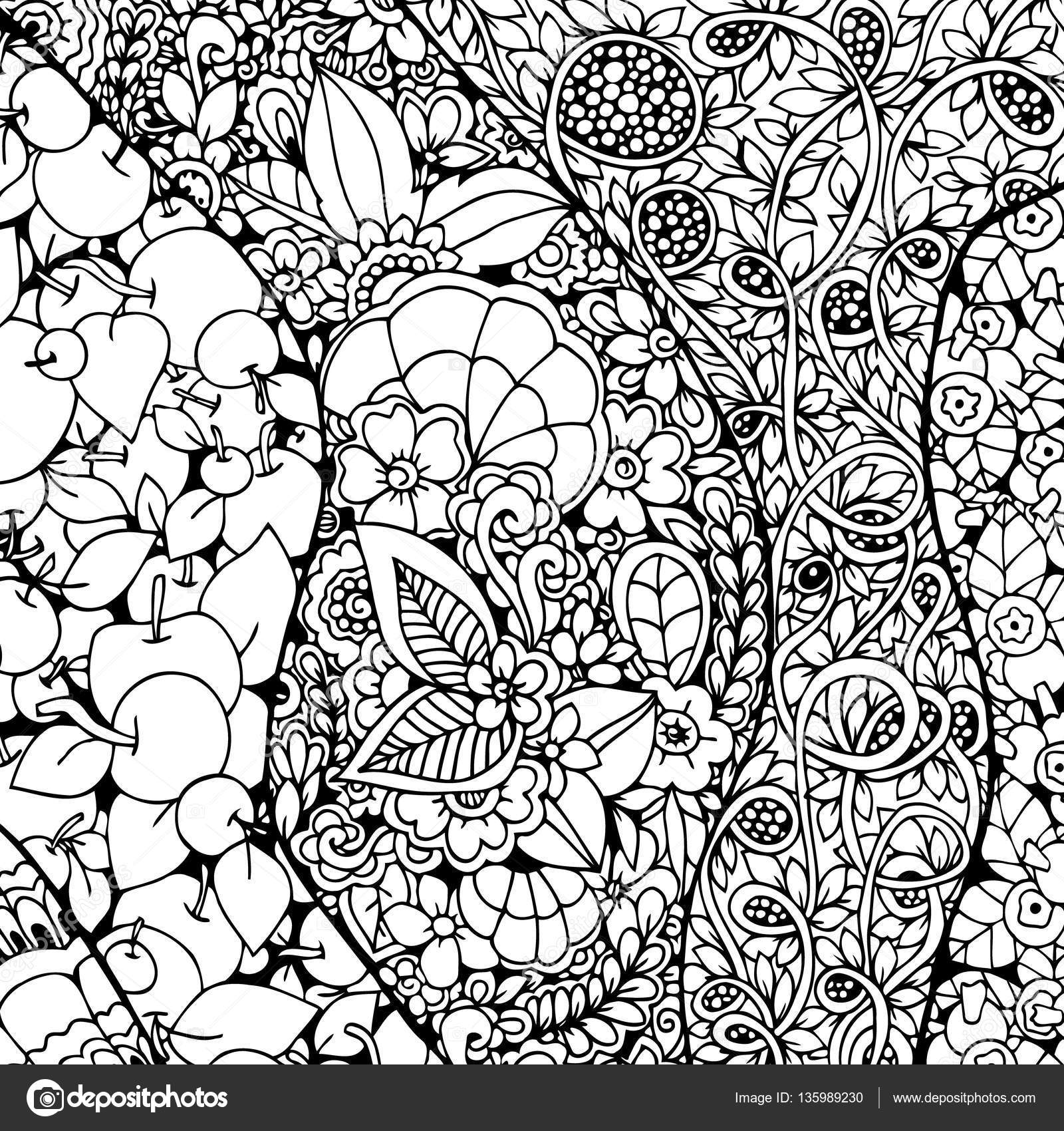 1600x1700 Vector Illustration Zen Tangle Background With Ornament. Doodle