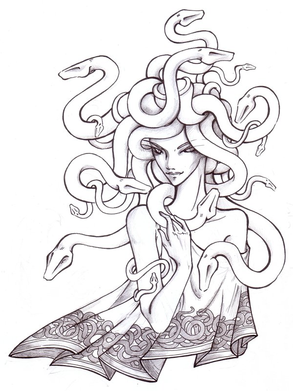 600x800 Medusa By Drachenmagier