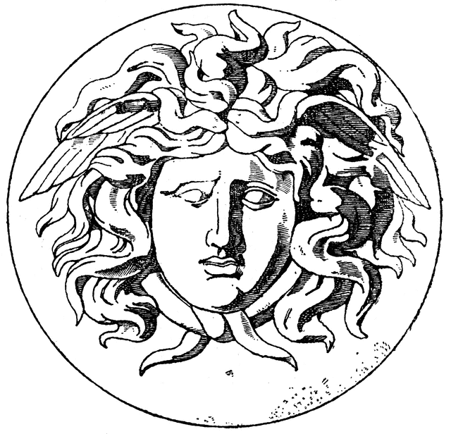 640x616 Medallion Medusa Head Clipart Etc