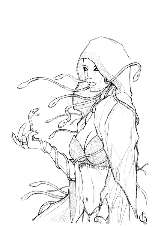 527x755 Medusa By Xiwik