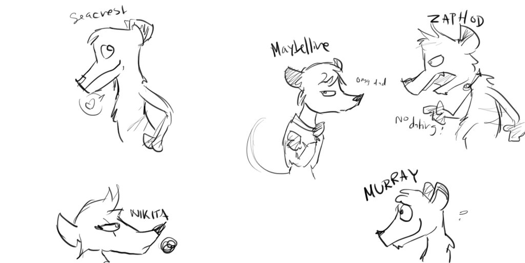 1024x513 Meerkat Manor Sketches By Tigerach