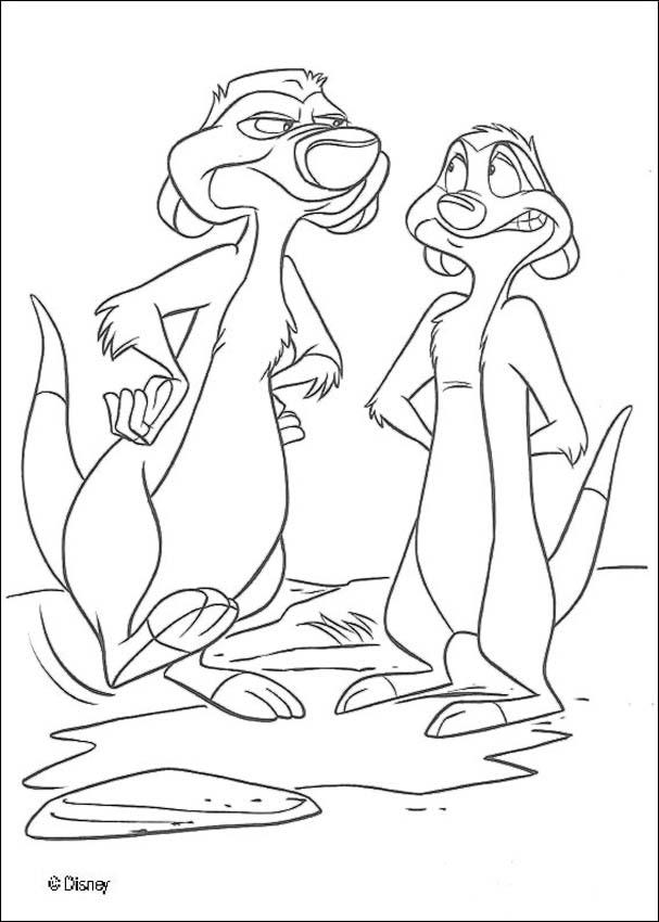 607x850 Meerkats Coloring Pages