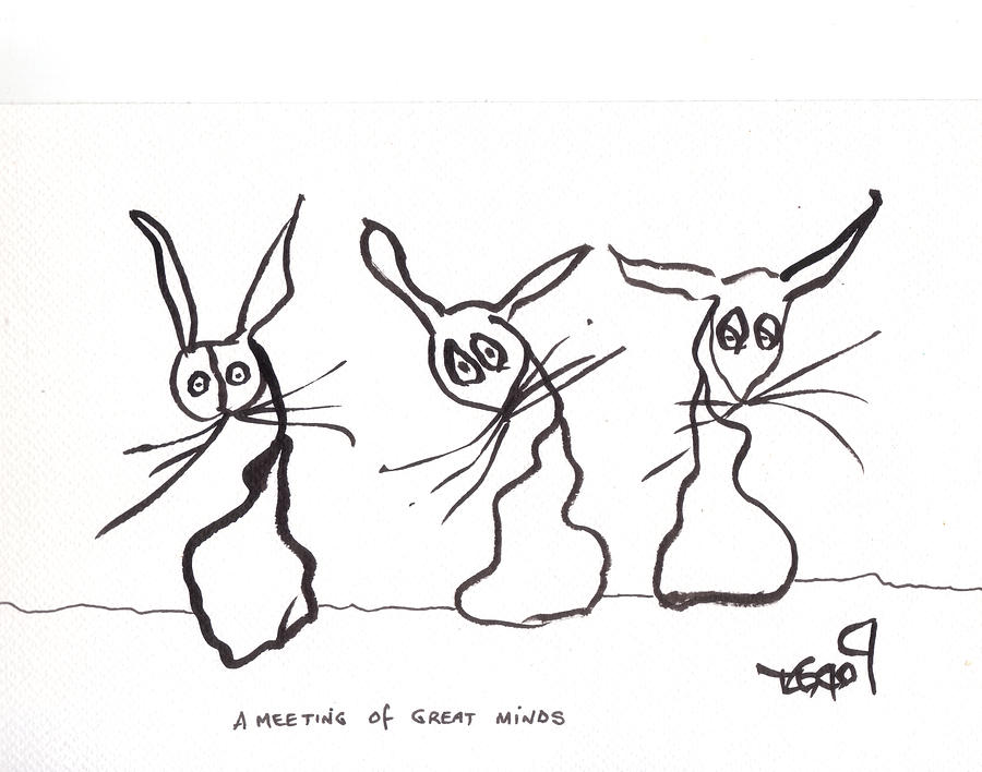 900x708 Meeting Of Great Minds Painting By Tis Art