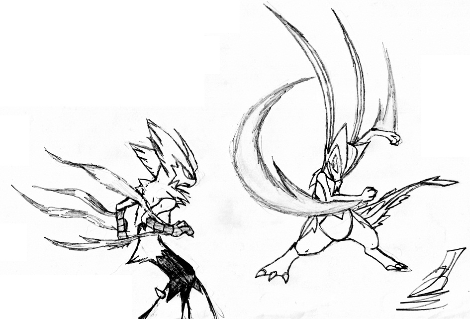 945x641 Mega Sceptile Vs Mega Blaziken By Jhony Rex